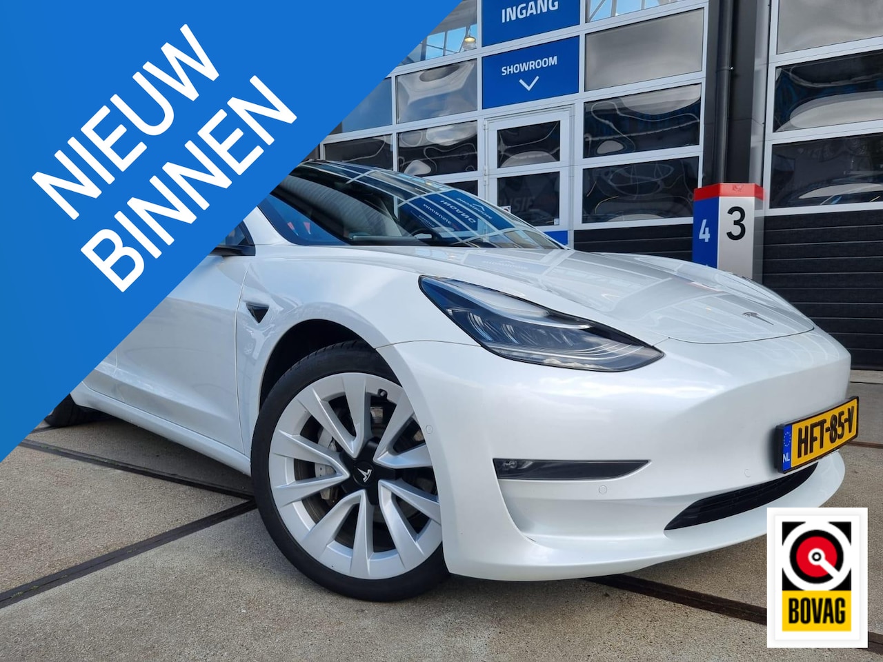 Tesla Model 3 - Longe Range AWD 75 kWh / Facelift / EAP / Trekhaak / Spoiler / 19" velgen - AutoWereld.nl