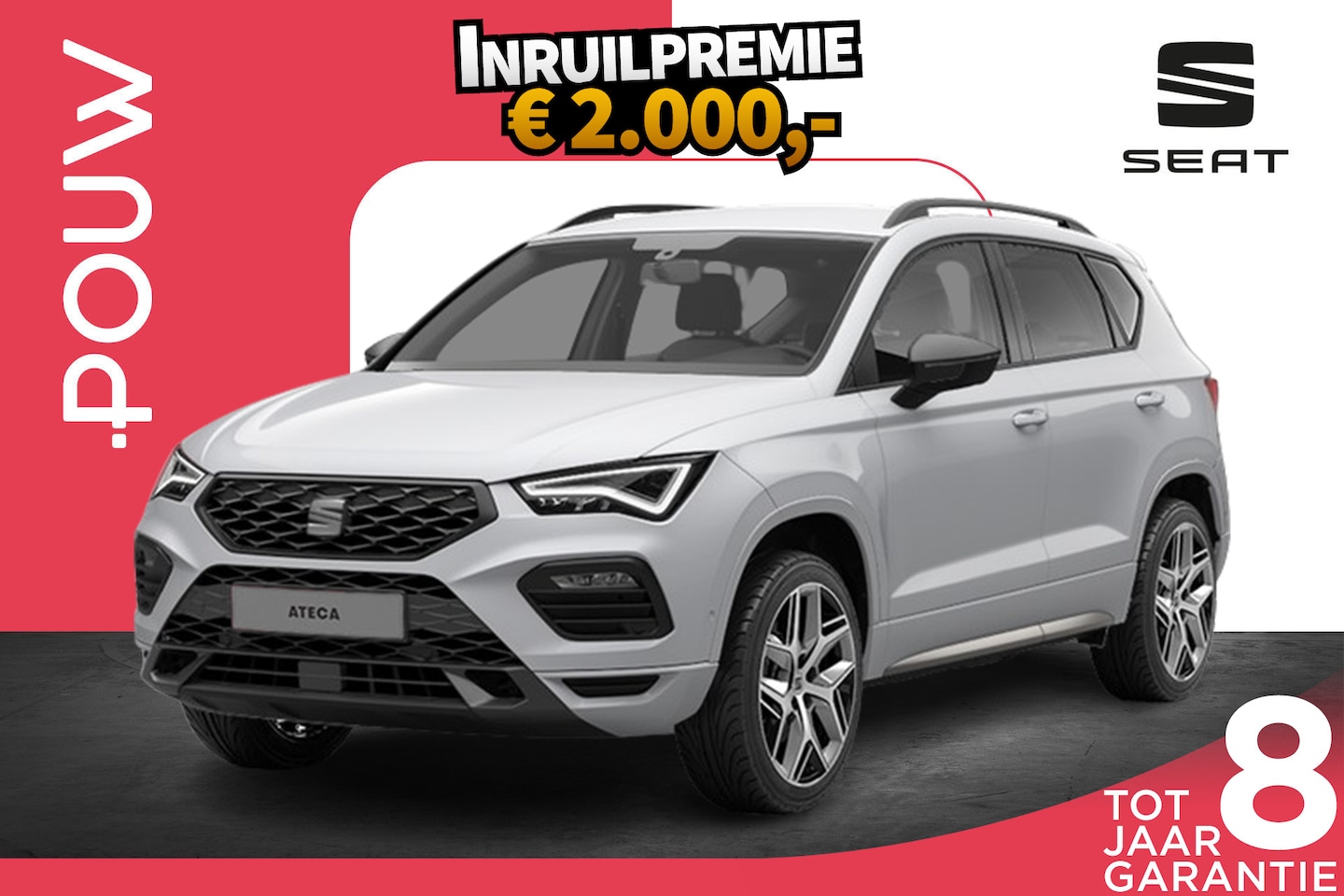 SEAT Ateca - 1.5 TSI 150pk DSG FR Business Intense | Trekhaak | 19 Inch Exclusive - AutoWereld.nl