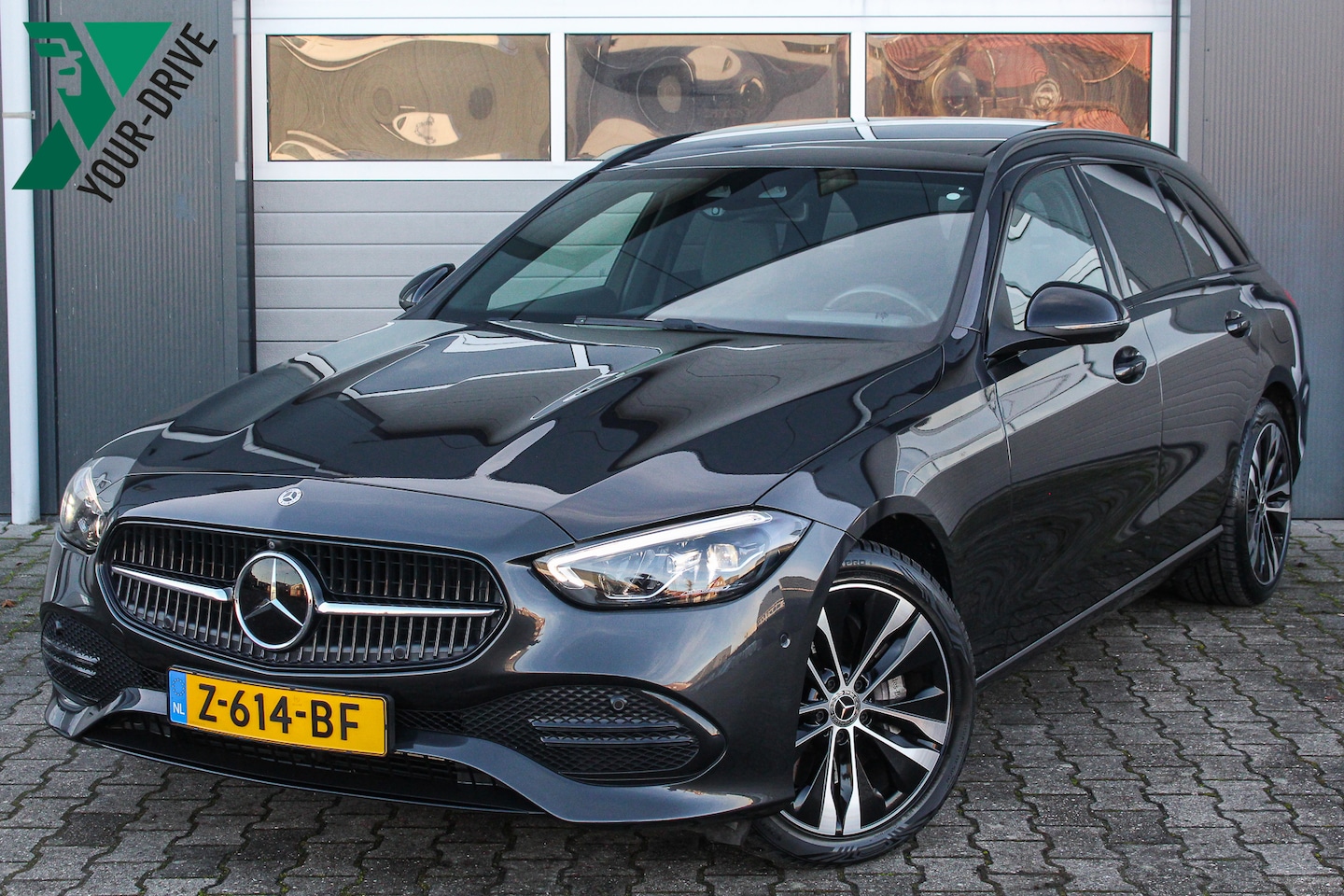 Mercedes-Benz C-klasse Estate - 300 e Luxury Line | 100KM Elektrisch & 12 Mnd. Garantie | Nette en complete C-Klasse met h - AutoWereld.nl