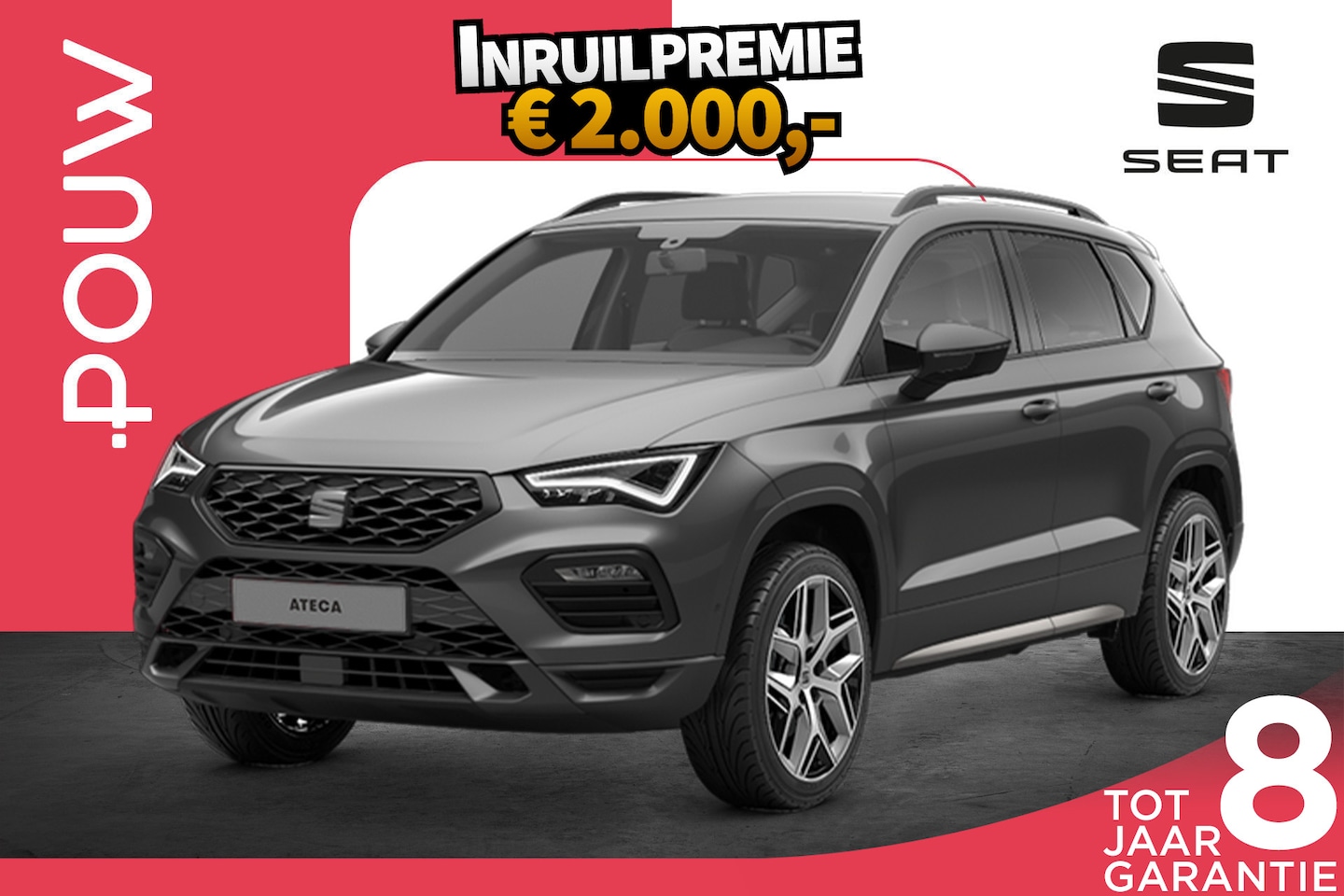 SEAT Ateca - 1.5 TSI 150pk DSG FR Business Intense | Safe & Driving Pack XL | 19 Inch Exclusive - AutoWereld.nl