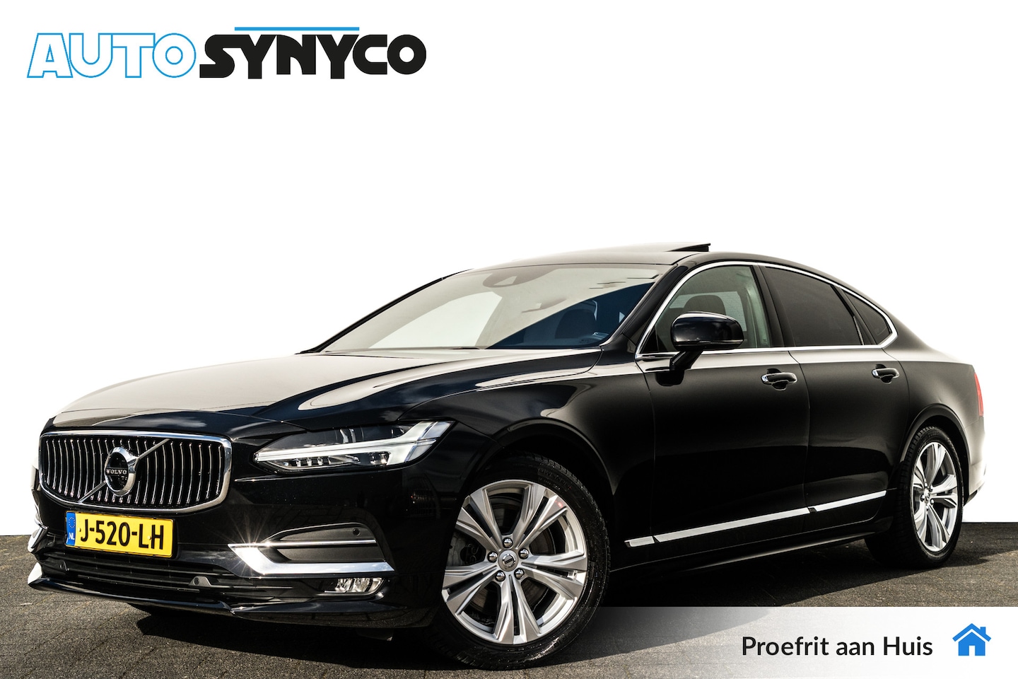 Volvo S90 - 2.0 T4 Inscription Luxury | Adapt. Cruise | Schuifdak | Leder | Head-up | Elektr. Stoelen - AutoWereld.nl