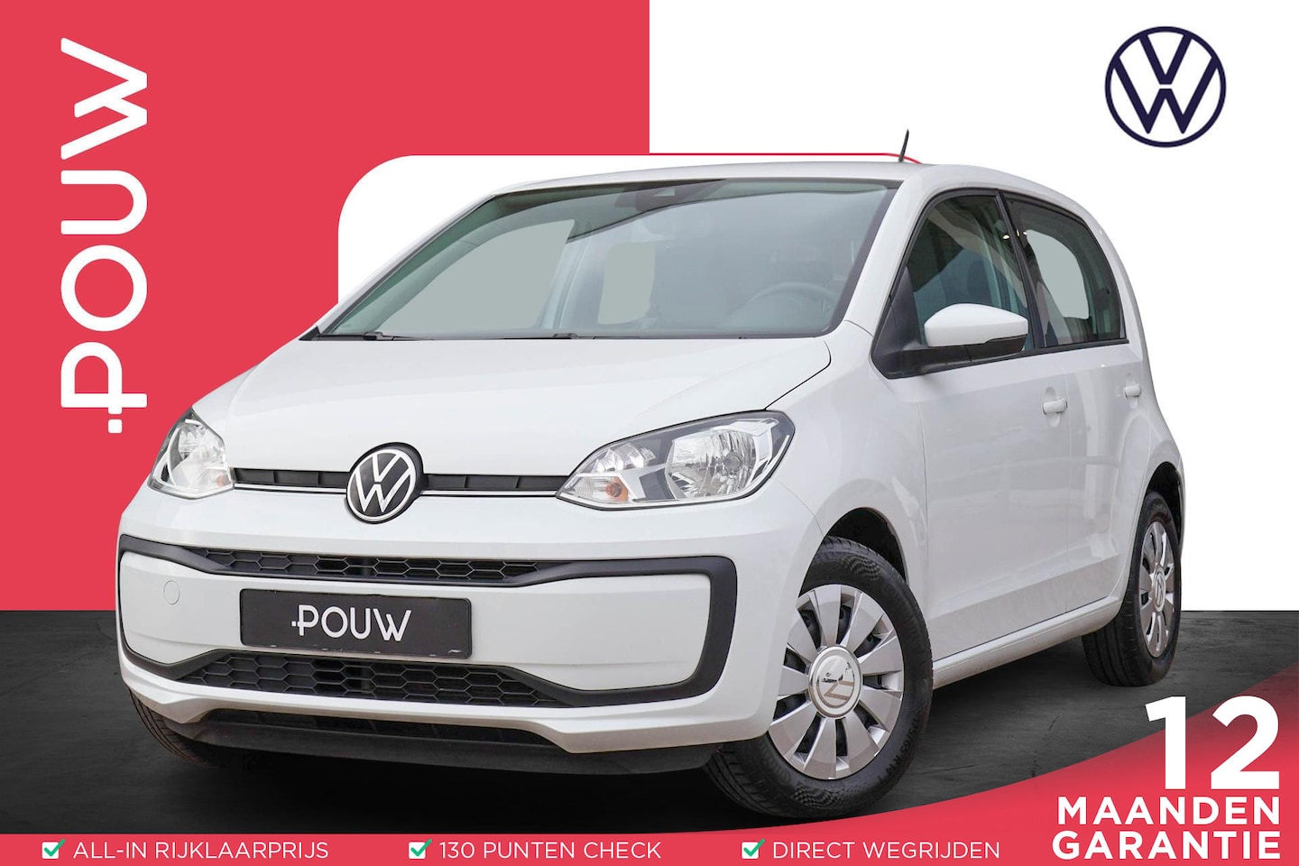 Volkswagen Up! - 1.0 65pk | Airco | Bluetooth Telefoon | Lane Assist | DAB Radio - AutoWereld.nl