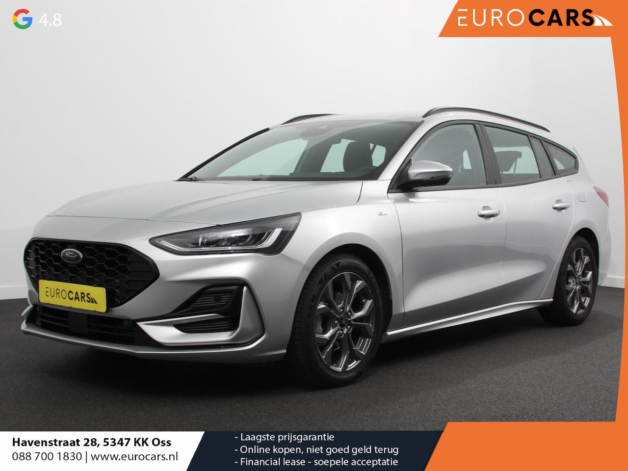 Ford Focus Wagon - 1.0 125pk Hybrid Automaat ST | Navigatie | Climate control | Cruise control | Apple Carpla - AutoWereld.nl