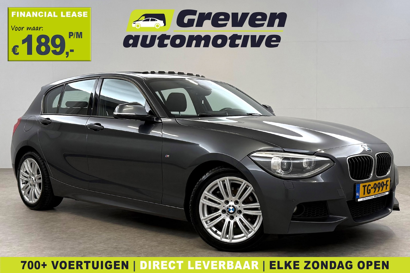 BMW 1-serie - 120d Business M-Sport | Pano | Clima | Cruise | Navigatie | Trekhaak | LED | Parkeersens. - AutoWereld.nl