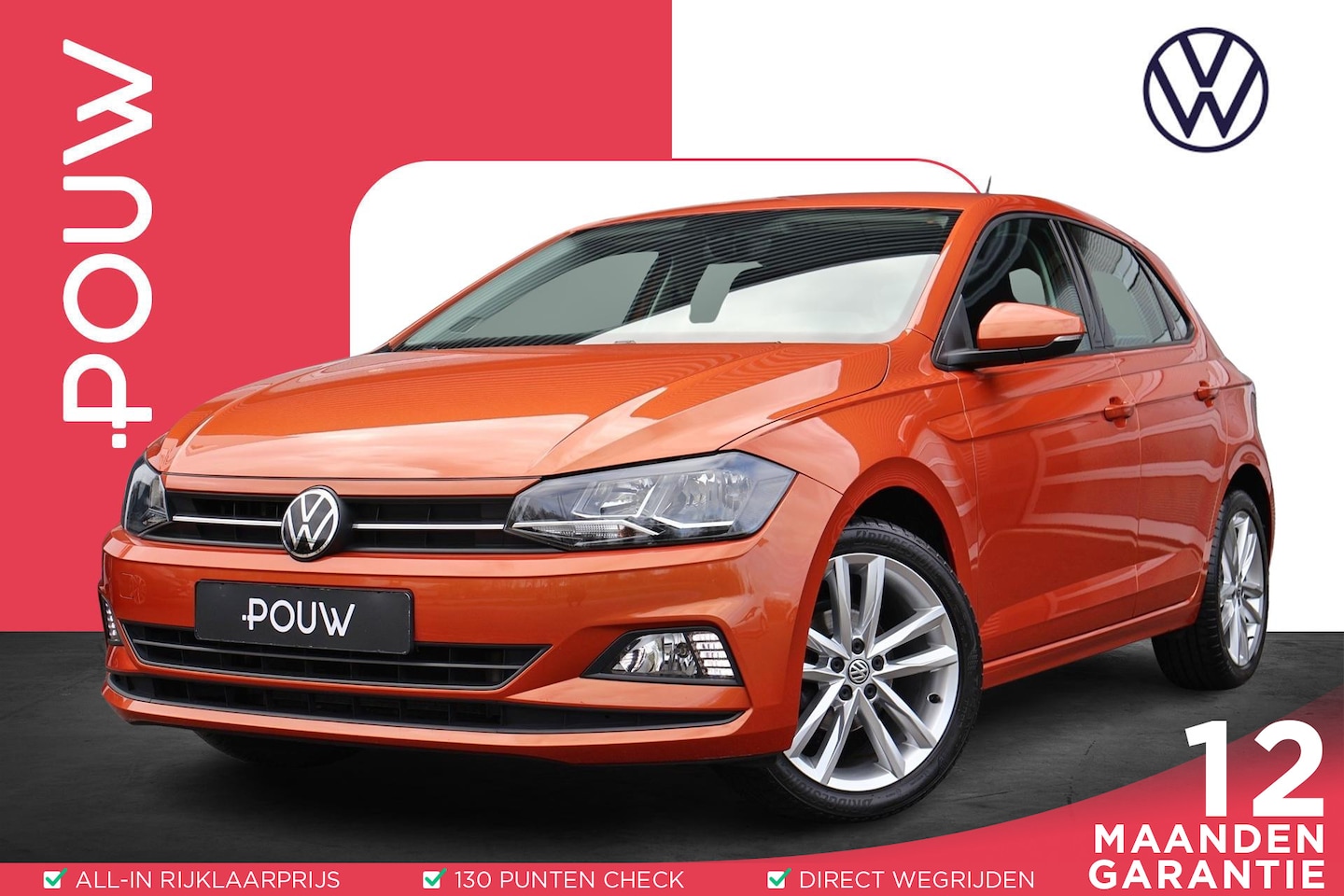 Volkswagen Polo - 1.0 TSI 95pk Comfortline | 17" Pamplona Velgen | Licht & Zicht Pakket | Executive Pakket - AutoWereld.nl