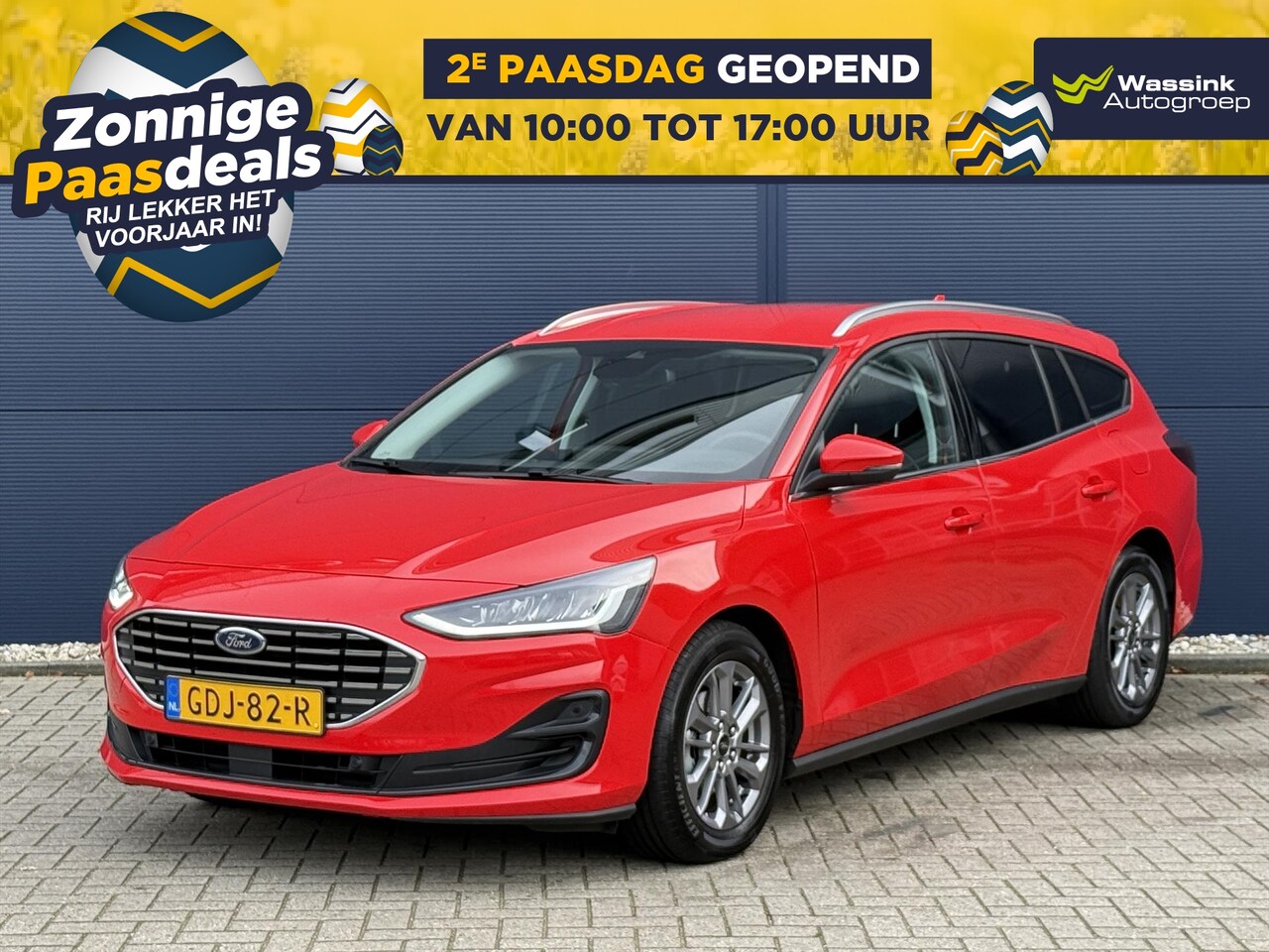 Ford Focus Wagon - 1.0 EcoBoost Hybrid 155pk Powershift \ Automaat | Titanium | Navigatie | Parkeerhulp V+A | - AutoWereld.nl