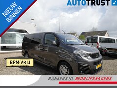 Peugeot Expert - 2.0 BlueHDI 180PK, L3, Dubbel Cabine, Airco, 2 x Schuifdeur