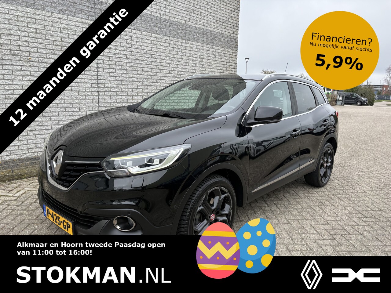 Renault Kadjar - 1.6 TCe 165 Black Edition | Pack Winter | Bose audio | lederen bekleding | trekhaak | 1800 - AutoWereld.nl