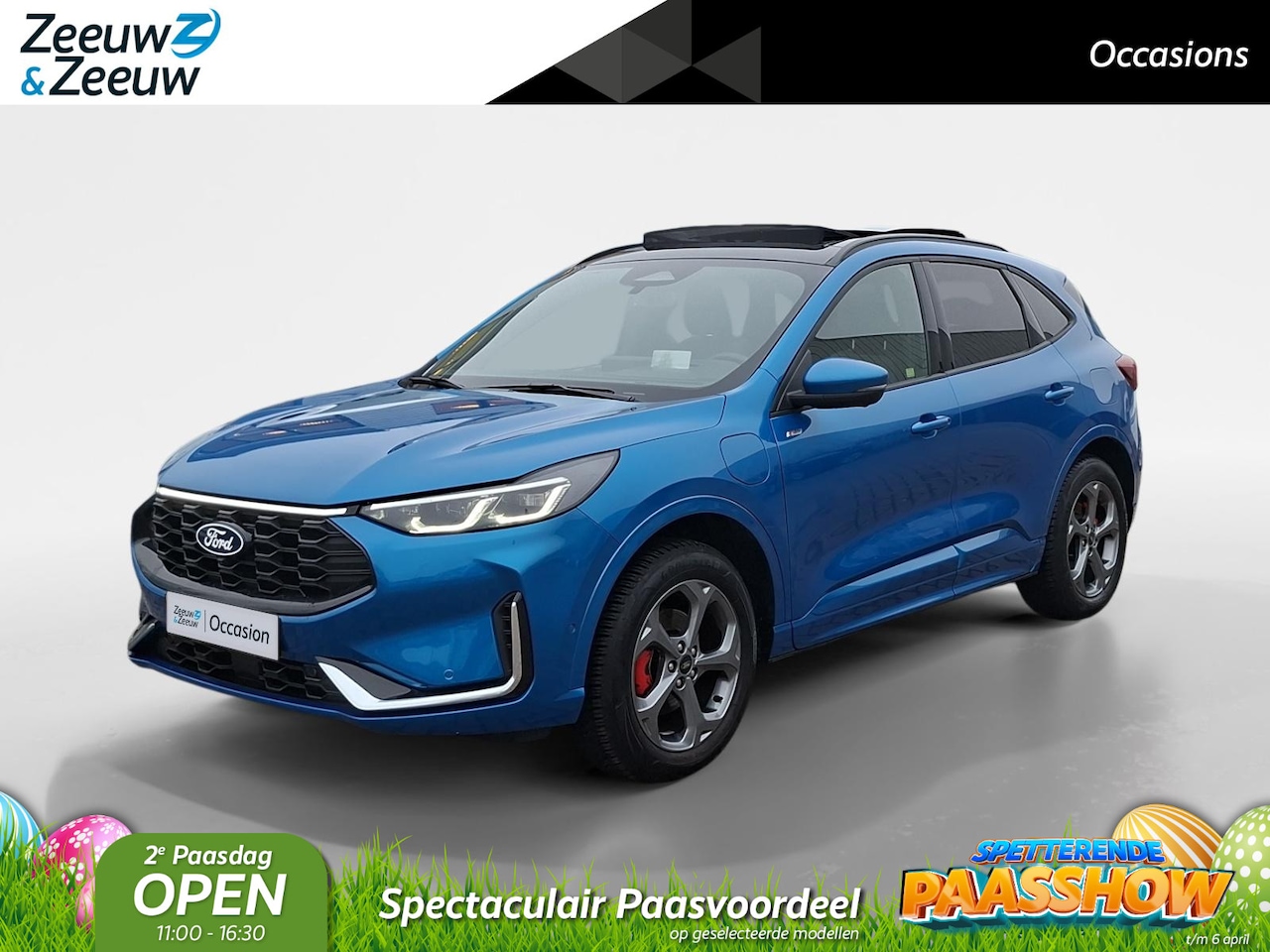 Ford Kuga - 2.5 PHEV ST-Line X | Stoel- stuur en voorruitverwarming | Kantel / schuifdak | Trekhaak | - AutoWereld.nl