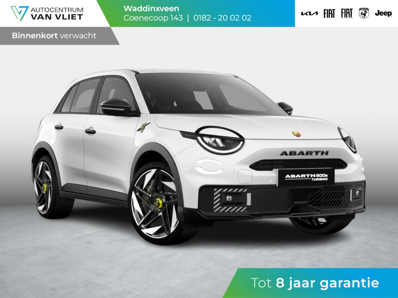 Abarth 600e - Turismo 54 kWh | Clima | Adapt. Cruise | Apple Carplay | 20" - AutoWereld.nl