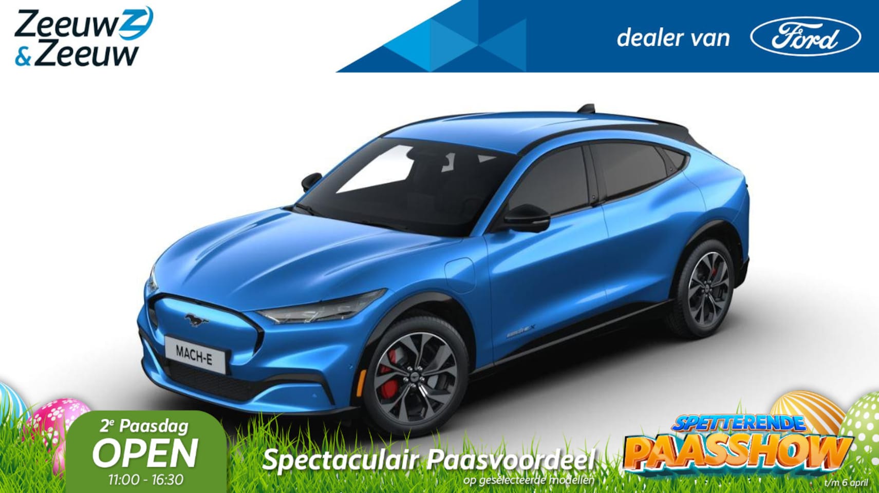 Ford Mustang Mach-E - Extended Premium AWD 98 kWh Ford Mustang Mach-E 98kWh Extended AWD Premium | NIEUW | Adapt - AutoWereld.nl