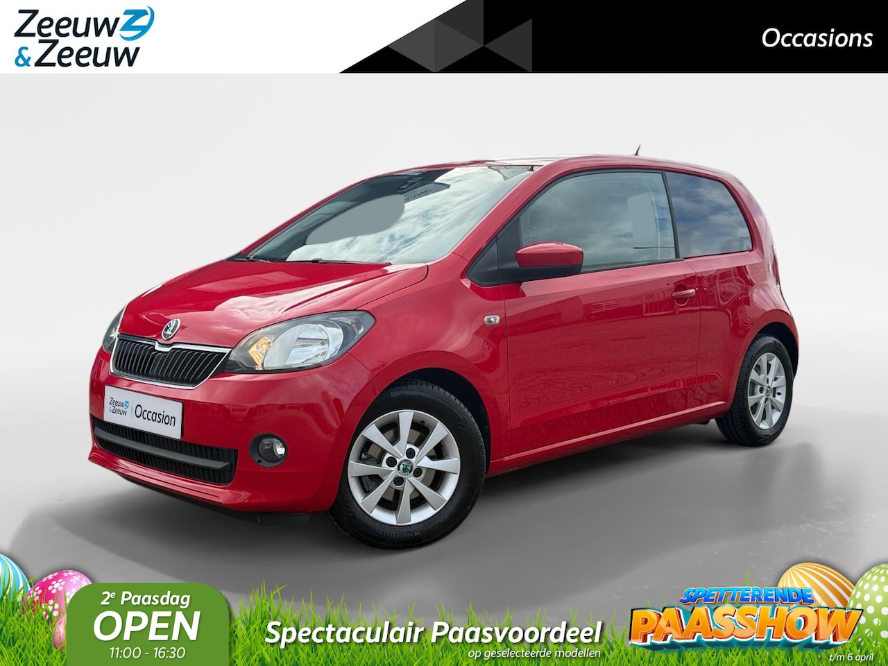 Skoda Citigo - 1.0 Greentech Elegance | 1e eigenaar | Airco | Stoelverwarming | Cruise Control | 14" inch - AutoWereld.nl