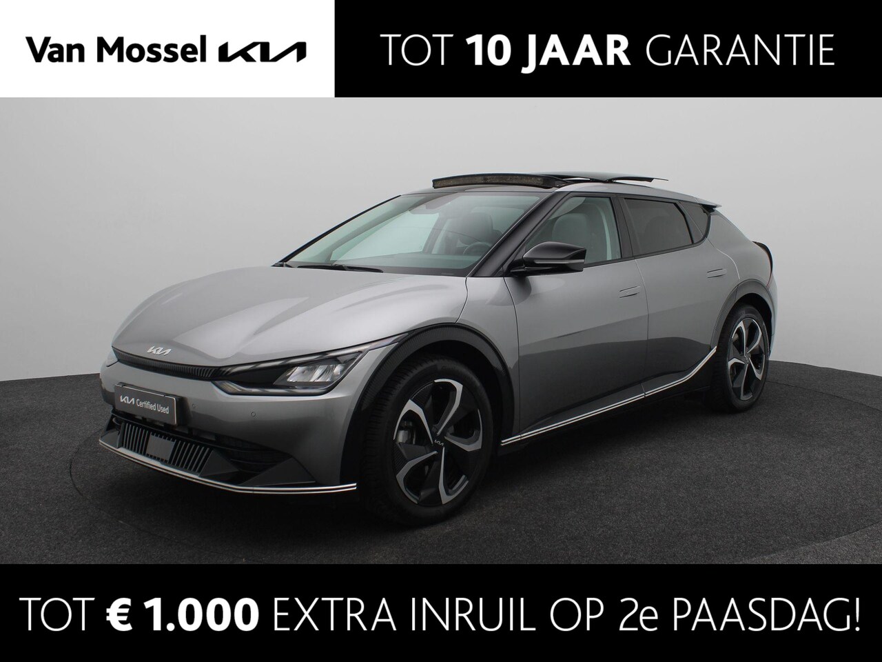 Kia EV6 - Plus Advanced 77.4 kWh | SOH 95,1%| Leer | Panorama dak | Trekhaak | All season | Stoel/st - AutoWereld.nl