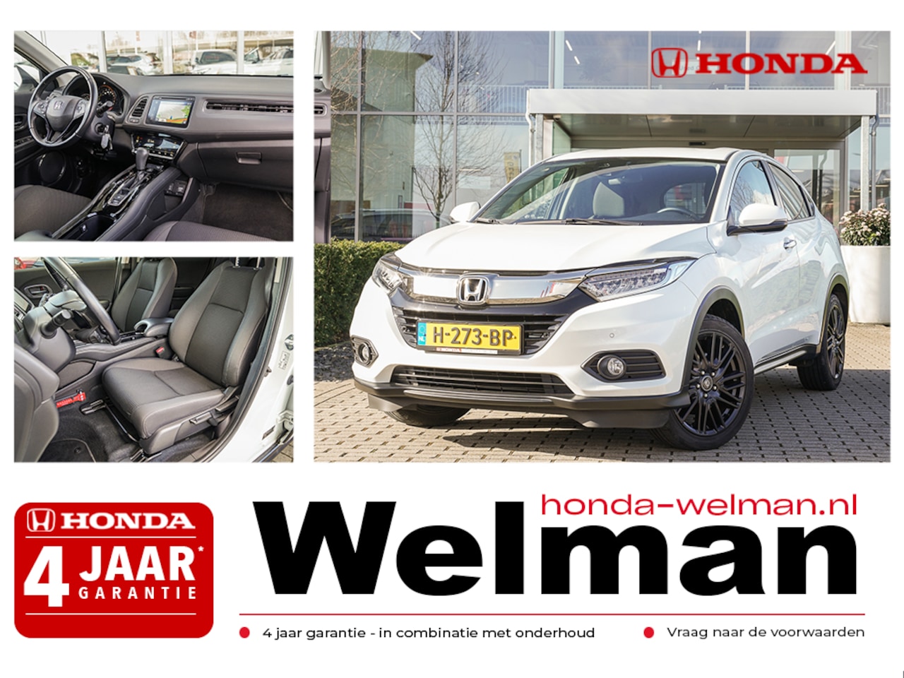 Honda HR-V - 1.5 i-VTEC ELEGANCE - AUTOMAAT - TREKHAAK - CAMERA - 18" WIELEN - LED - AutoWereld.nl