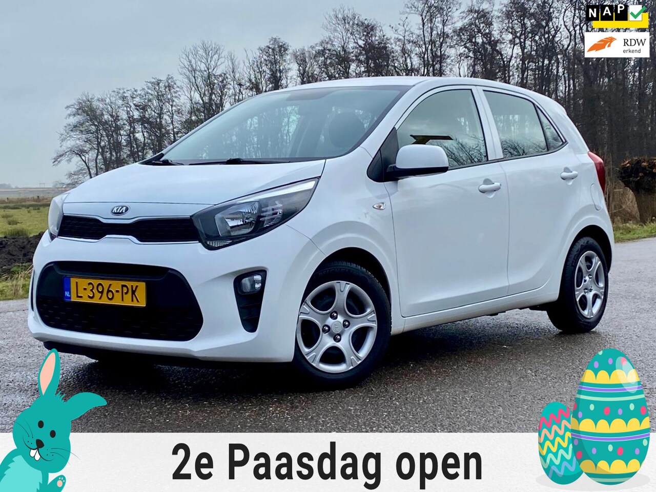 Kia Picanto - 1.0 DPi ComfortLine 5DRS AIRCO 44,000KM NAP 1-EIGENNAAR GOED ONDERHOUDEN - AutoWereld.nl