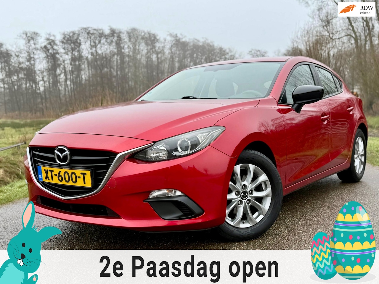 Mazda 3 - 1.5 S Airco 16inch 1ste Eigenaar Trekhaak Perfect onderhouden NAP - AutoWereld.nl