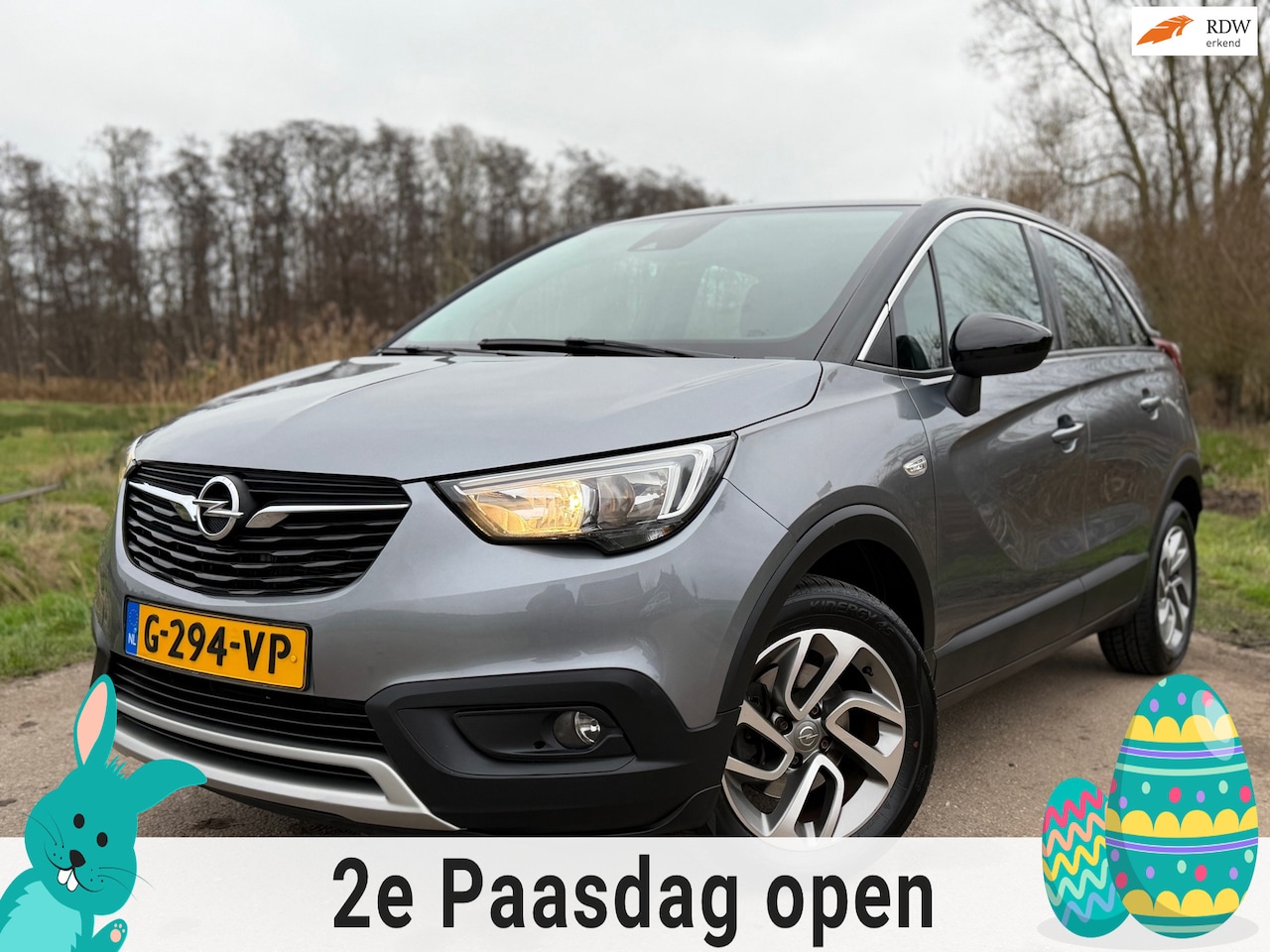 Opel Crossland X - 1.2 Turbo Online Edition - Stoelverwarming - LM velgen - Navigatie - Stoel- en stuurverwar - AutoWereld.nl