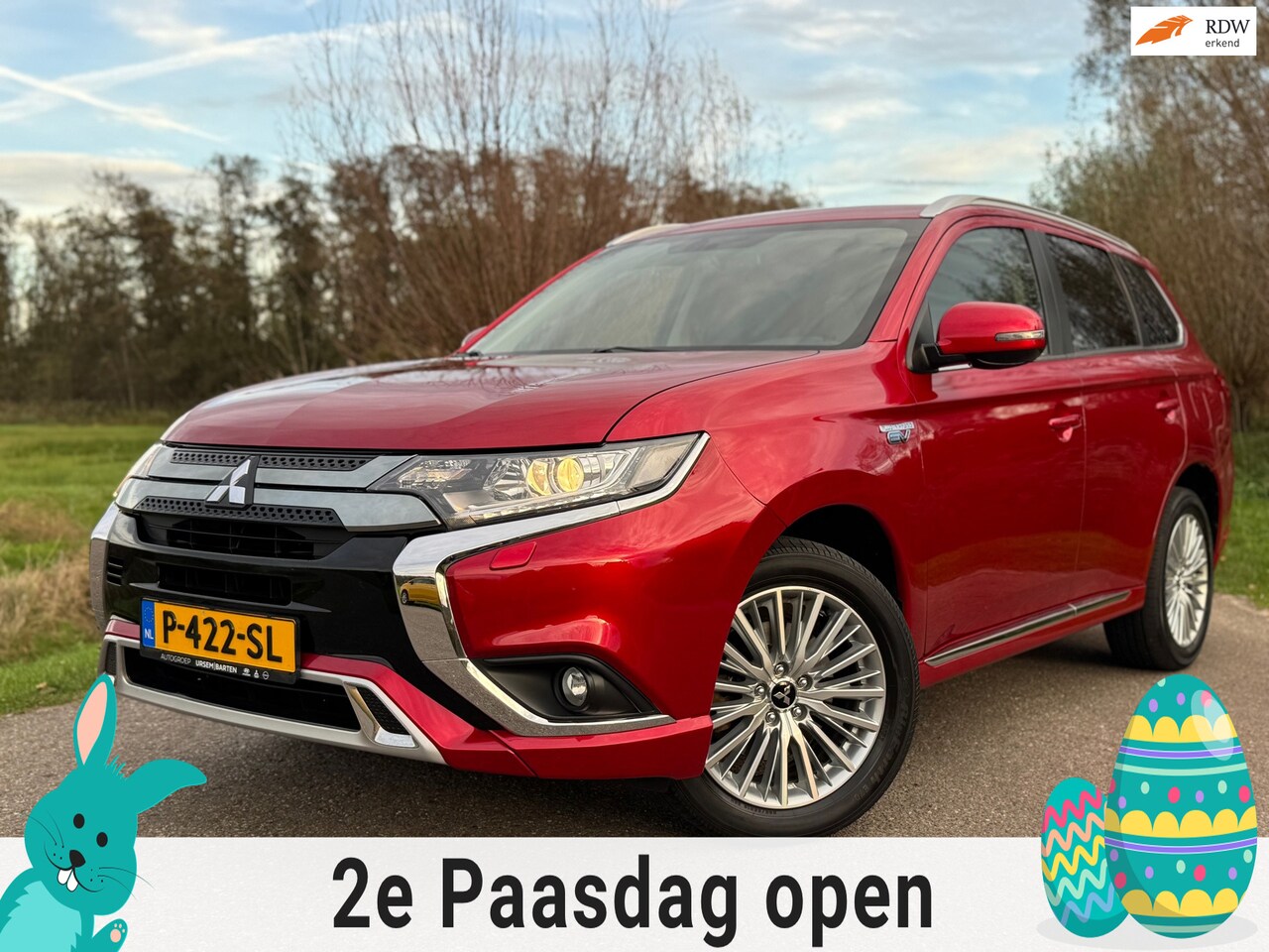 Mitsubishi Outlander - 2.4 PHEV Intense+ Automaat / Camera / Leder-Alcantara / Navi / 18" Velgen / Clima / PDC / - AutoWereld.nl