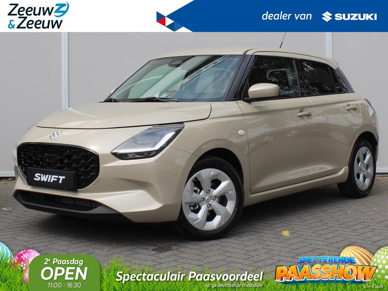 Suzuki Swift - 1.2 Select | Lichtmetalen velgen | Lederen stuurwiel | Stoelverwarming | Nieuw te bestelle - AutoWereld.nl