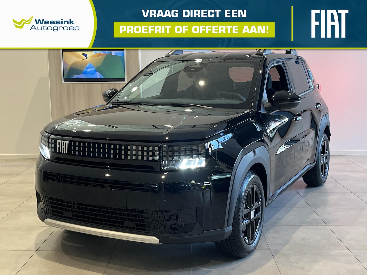 Fiat Grande Panda - 1.2 Hybrid ICON | Cruise Control | Pack Style | 16 Inch Lichtmetalen Velgen | Apple Carpla - AutoWereld.nl