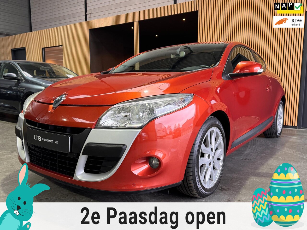 Renault Mégane Coupé - 1.6 Expression Coupe Airco|Navi|PDC|APK|NAP - AutoWereld.nl