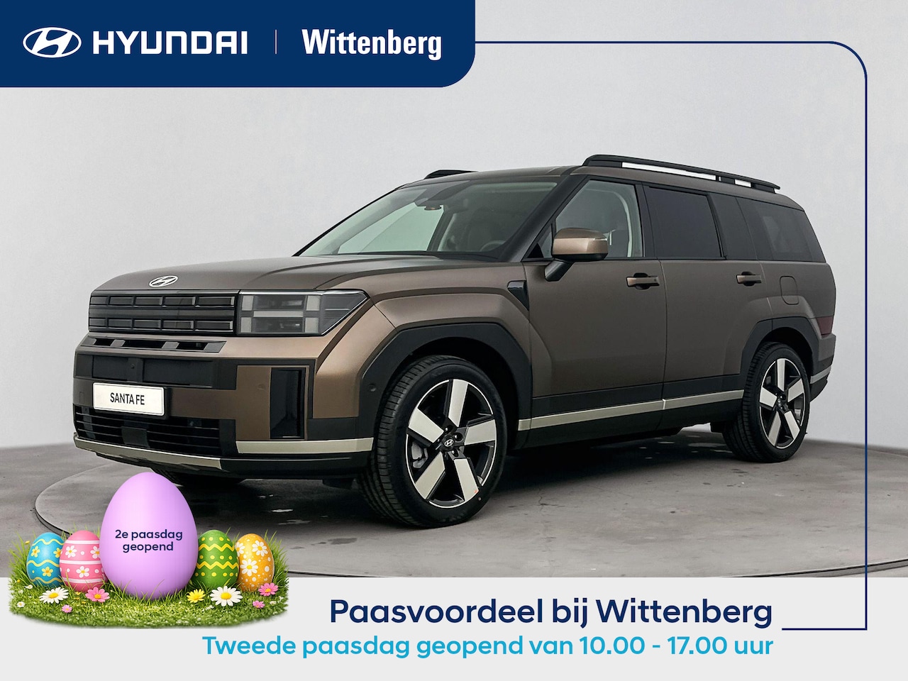 Hyundai Santa Fe - 1.6 T-GDI HEV Premium Sky 7p. | PANORAMADAK | UNIEKE KLEURENCOMBINATIE | MEMORY SEATS | AP - AutoWereld.nl