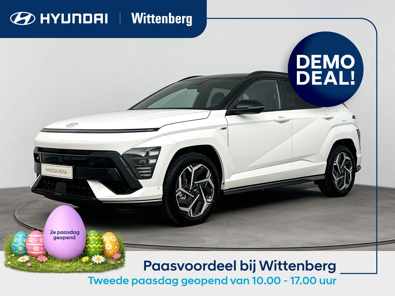 Hyundai Kona - 1.6 GDI HEV N LINE SKY | 18" LM VELGEN | STOEL- & STUURVERWARMING | SCHUIF- KANTELDAK | NA - AutoWereld.nl