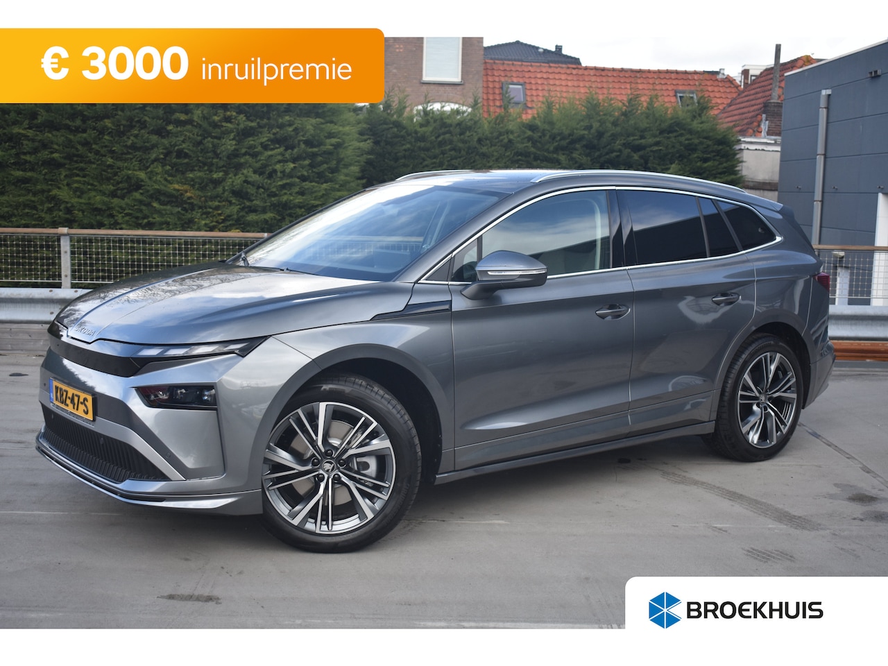 Skoda Enyaq iV - Business Edition | 20" lichtmetalen velgen Neptune, antraciet gepolijst | Luxe LED Matrix - AutoWereld.nl