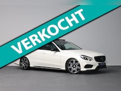 Mercedes-Benz E-klasse - 400 AMG LED/PANORAMADAK/LEER+S.VERWARMING+VERKOELING/19" LMV/CAM/ACC/ECC/12 MND GARANTIE