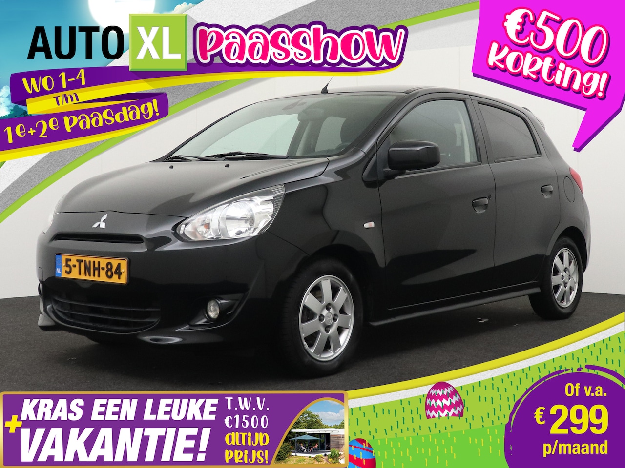 Mitsubishi Space Star - 1.0 71 PK Intense Climate Control Lichtmetalen velgen - AutoWereld.nl