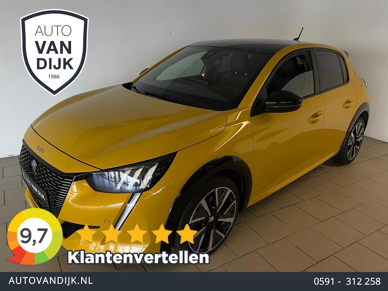 Peugeot 208 - 1.2 PureTech GT-line 17 INCH LMV CLIMATE AIRCO PRIVACYGLAS ZWART DAK SPORTSTOELEN - AutoWereld.nl