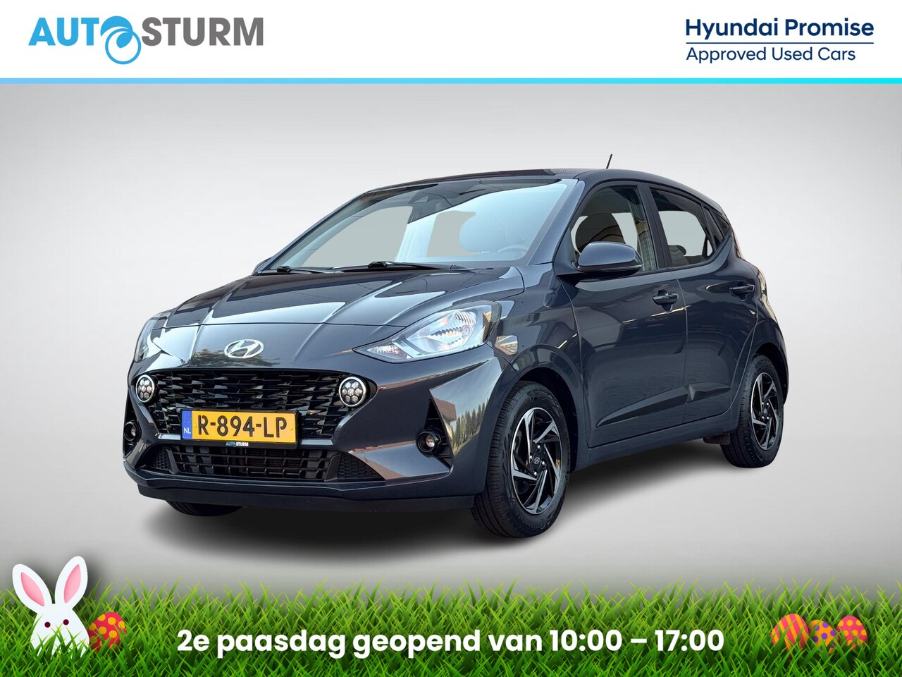 Hyundai i10 - 1.0 Comfort | Apple Carplay/Android Auto | LM Velgen | Cruise Control | Airco | DAB | Blue - AutoWereld.nl