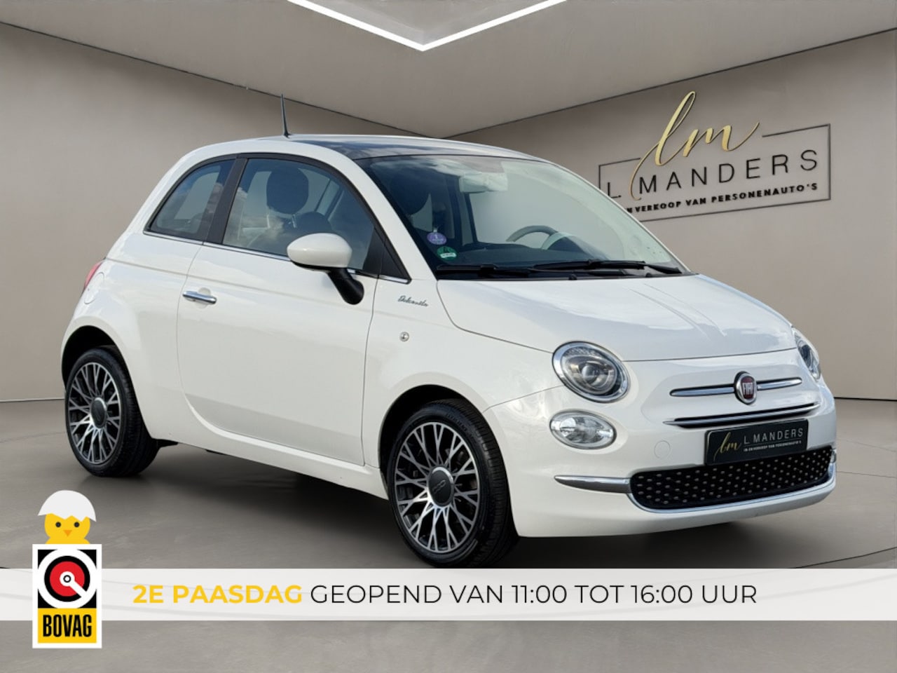 Fiat 500 - 1.0 Hybrid Dolcevita 2022 WIT | Apple CarPlay | Climate Control - AutoWereld.nl