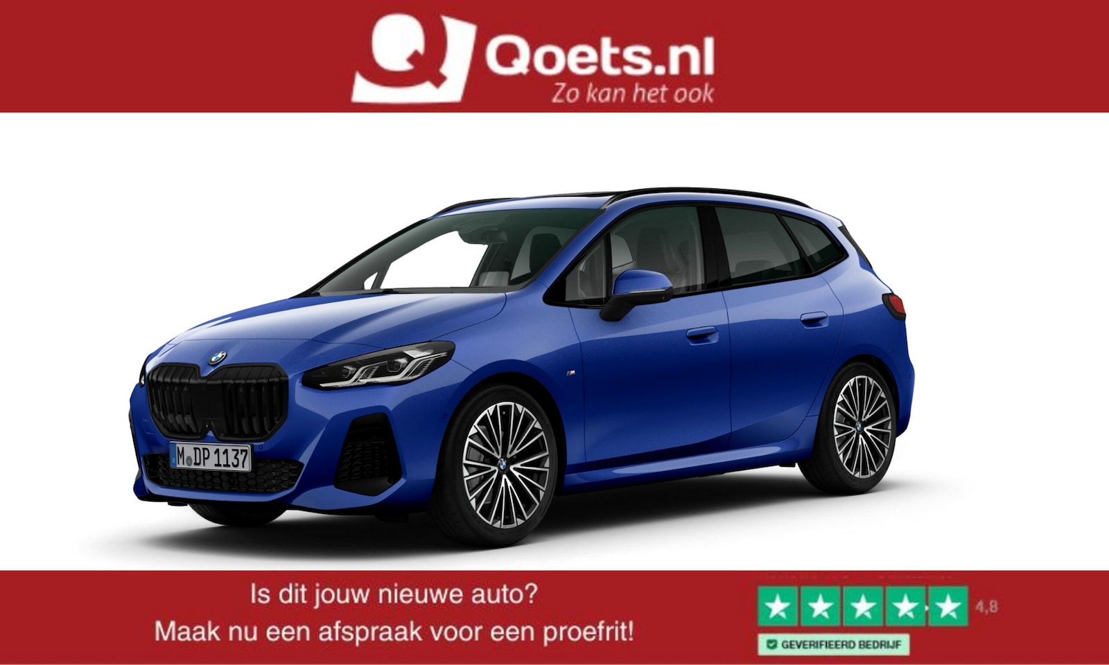 BMW 2-serie Active Tourer - 220i M Sport - Trekhaak - Panoramadak - Driving Assistant Professional - Head up - Harman - AutoWereld.nl