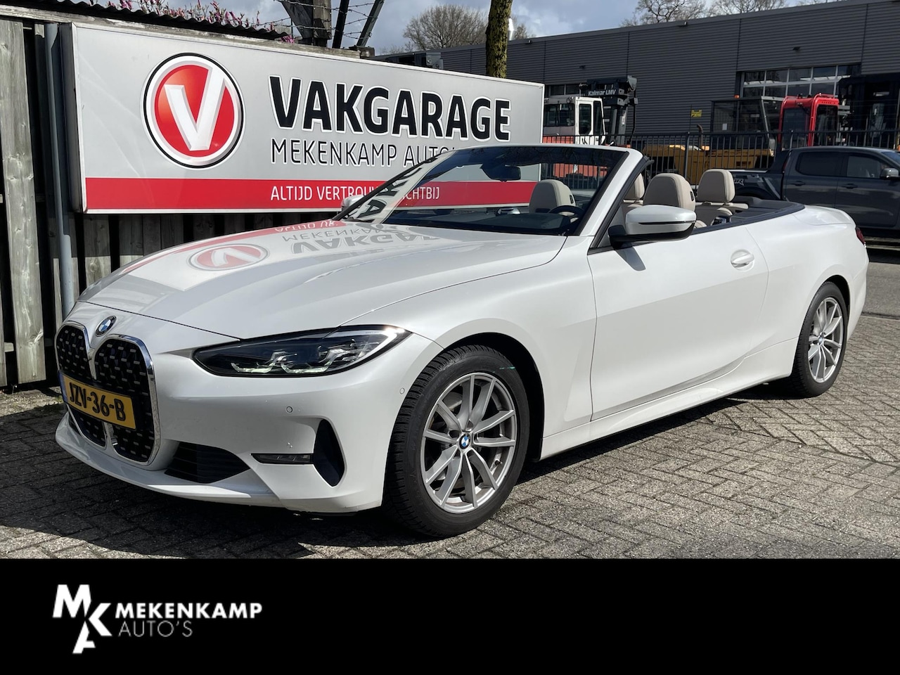 BMW 4-serie Cabrio - 420i High Executive 17"/Leder + memory/Stuur + stoelverwarming/Nekverwarming/Keyless/Camer - AutoWereld.nl