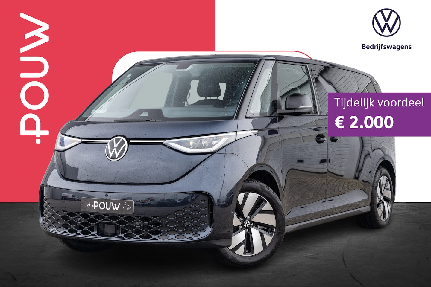 Volkswagen ID. Buzz - Pro Bulli Limited Edition 286pk 86 kWh LWB 7p. | Assistance Pakket Plus | Comfort Pakket - AutoWereld.nl