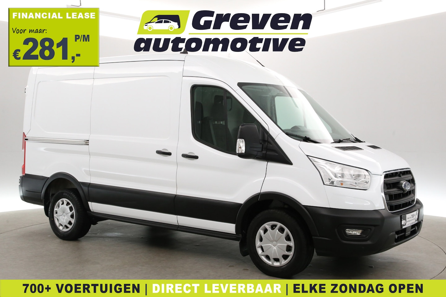 Ford Transit - 2.0 TDCI L2H2 | 2800KG Trekgew. | Trekhaak | Airco | Cruise | 3 Zits | Parkeersens. - AutoWereld.nl