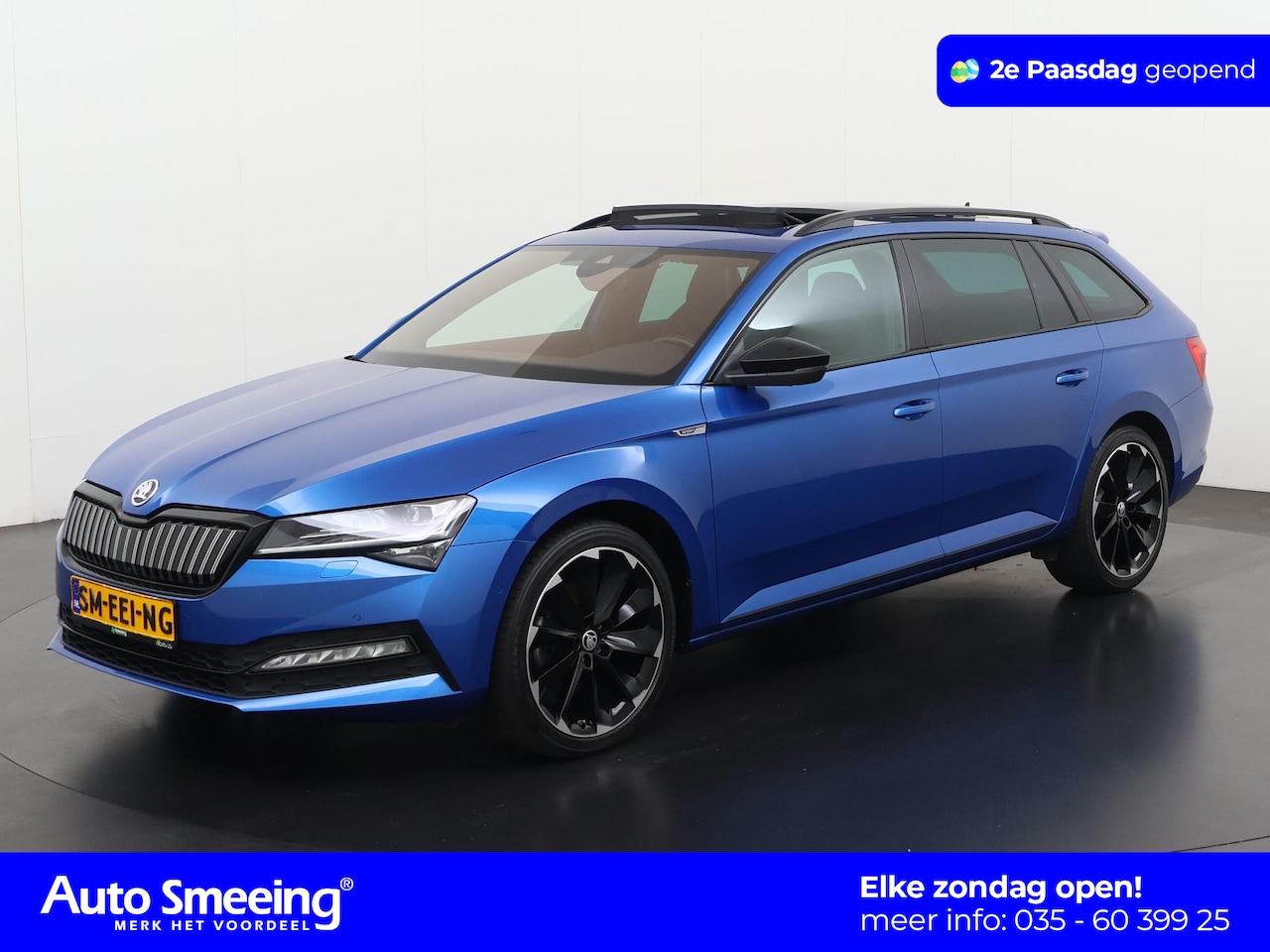 Skoda Superb Combi - 1.4 TSI iV Sportline | Panoramadak | Trekhaak | Area View | Zondag Open! - AutoWereld.nl