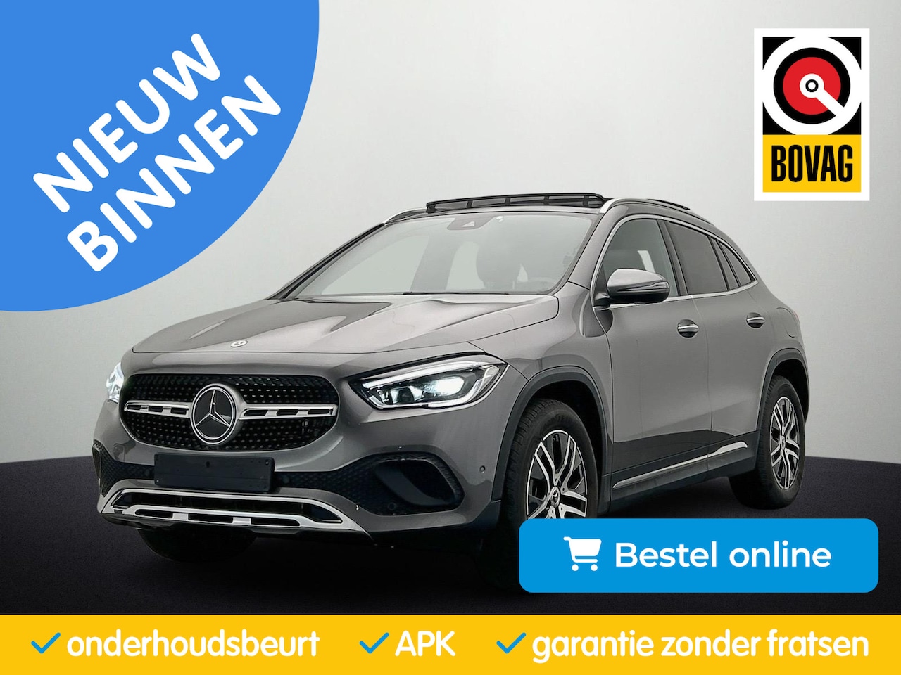 Mercedes-Benz GLA-Klasse - 250 e Progressive Pano|Ambilight|Stoelverw|18"| Widescreen|Parkeerpak|Matrix|Keyless|CarPl - AutoWereld.nl