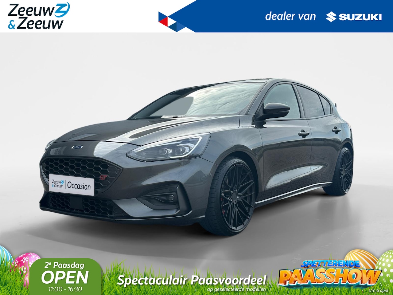 Ford Focus - 2.3 EcoBoost ST-3 | 280 PK | Launch control | Recaro stoelen | 19" inch lichtmetalen velge - AutoWereld.nl