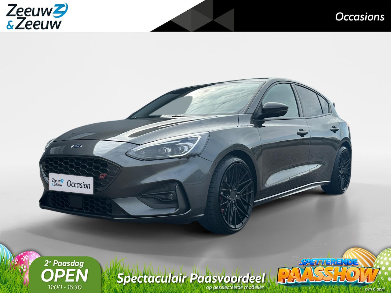 Ford Focus - 2.3 EcoBoost ST-3 | 280 PK | Launch control | Recaro stoelen | 19" inch lichtmetalen velge - AutoWereld.nl