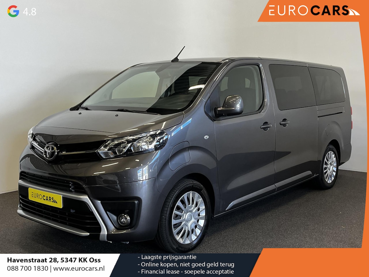 Toyota ProAce Electric Shuttle - Long Extra Range Cool 75 kWh 9PERSOONS Personenbus Navigatie | Apple Carplay/Android Auto - AutoWereld.nl