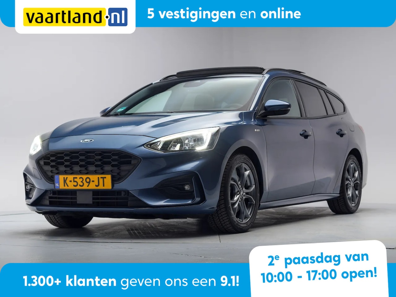 Ford Focus Wagon - 1.0 EcoBoost 125pk ST-Line Business [ Panoramadak LED Navi Climate ] - AutoWereld.nl