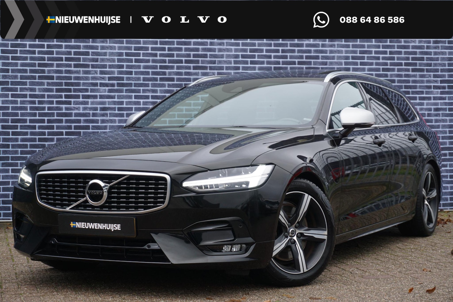 Volvo V90 - 2.0 T4 Business Sport | Trekhaak | Schuif/kantel Panoramadak | BLIS | Adaptieve cruise con - AutoWereld.nl