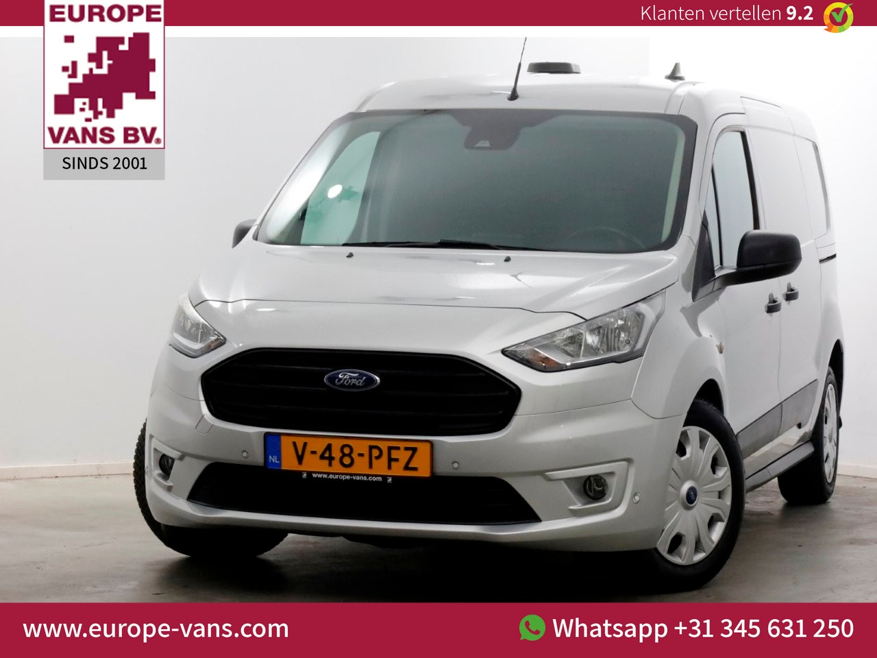Ford Transit Connect - 1.5 EcoBlue 100pk Automaat L2 Trend ACC/Camera/3Pers./2x Schuifdeur 02-2023 - AutoWereld.nl