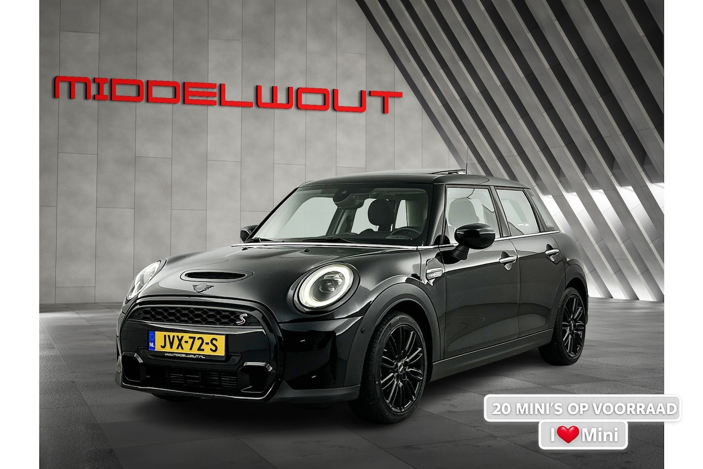 MINI Cooper S - 2.0 179 PK Aut. Cooper S MINI Camden/Pano-dak/Leder/Sportstoelen - AutoWereld.nl