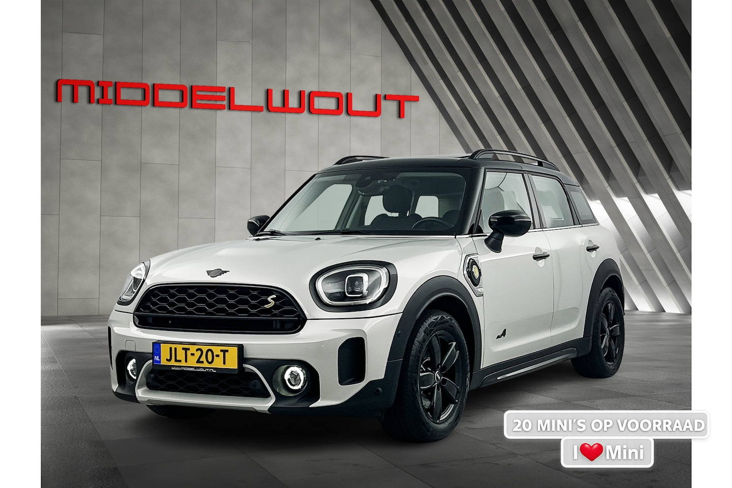 MINI Countryman - Mini 2.0 Cooper S E ALL4/Pano/Head-Up/Leder/El.Stoelen/Carplay - AutoWereld.nl