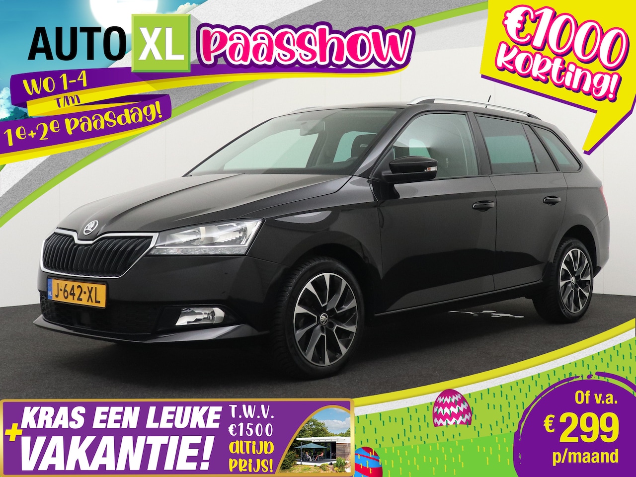 Skoda Fabia Combi - 1.0 96 PK TSI Business Edition Carplay Navi 17'LMV Pdc - AutoWereld.nl