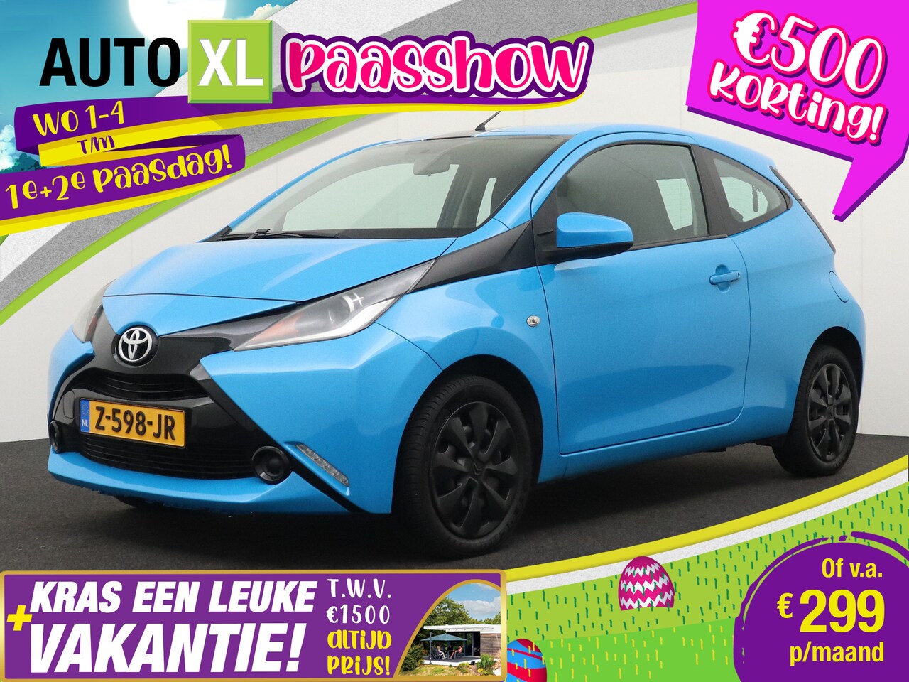 Toyota Aygo - 1.0 VVT-i X-fun Airco LED Bluetooth - AutoWereld.nl