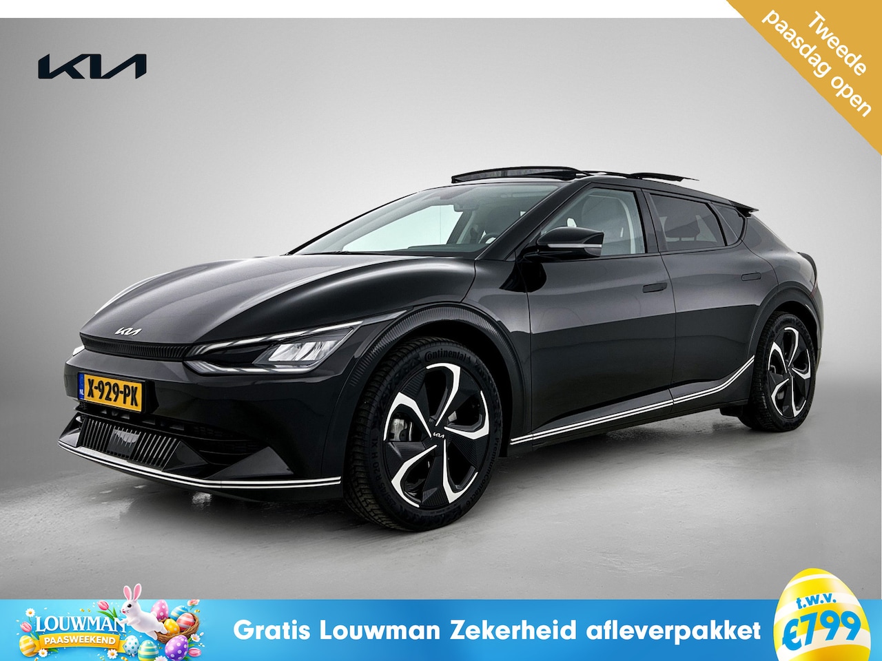 Kia EV6 - Plus Advanced 77.4 kWh Panoramadak | Stoelverwarming en verkoeling | Trekhaak | Lederen be - AutoWereld.nl
